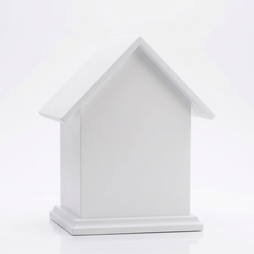 Urna Casita — Blanco